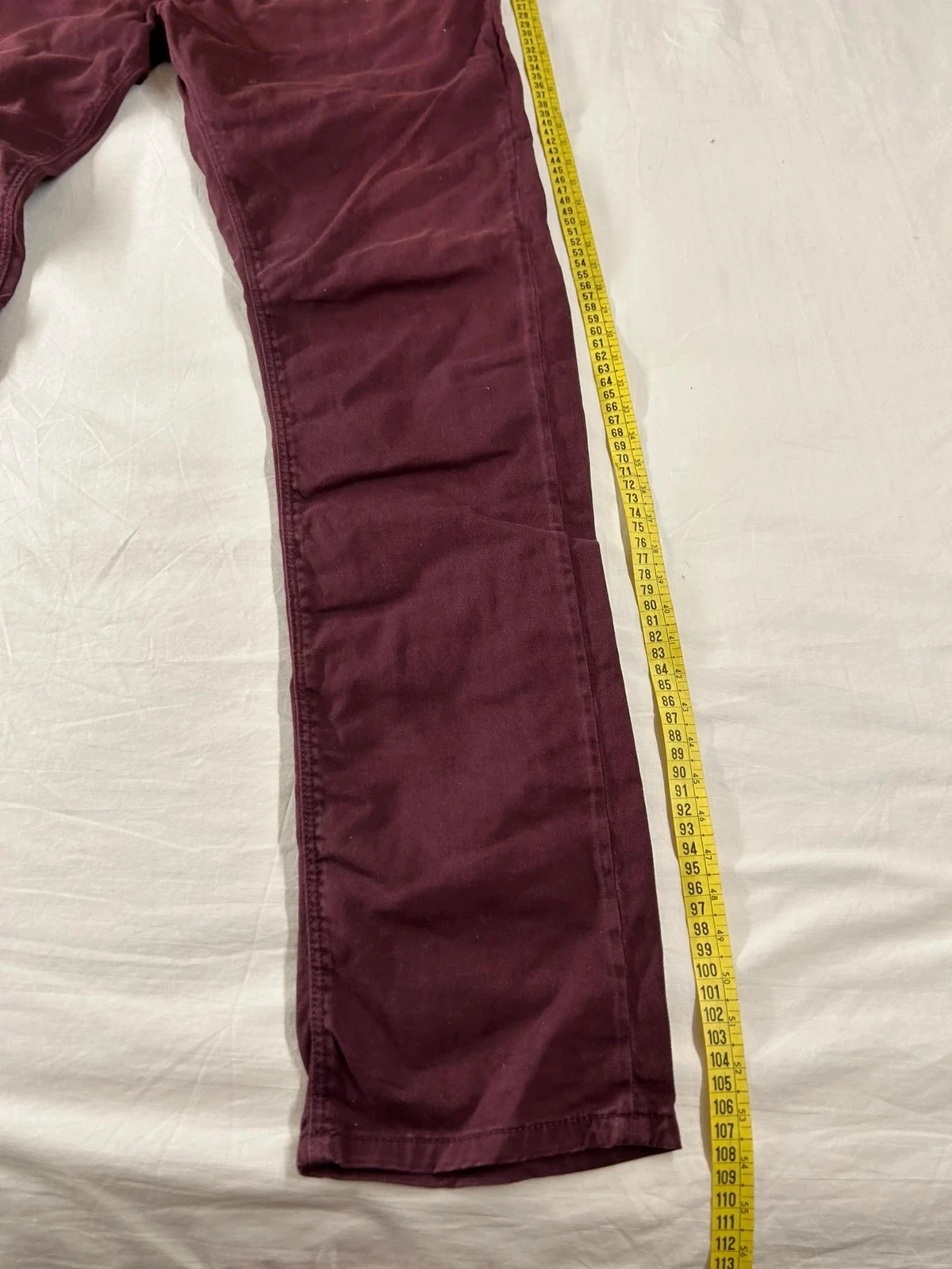 Rode bordeaux vintage jeans Zara Man – photo 4